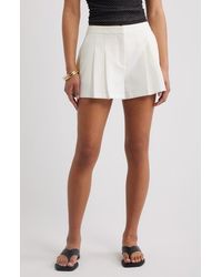 Open Edit - The Icon Pleated Shorts - Lyst