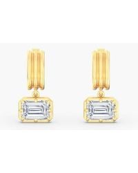 Everlee - Emerald Aura Drop Lab Diamond - Lyst