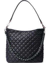MZ Wallace - Crosby Quilted Nylon Hobo Bag - Lyst