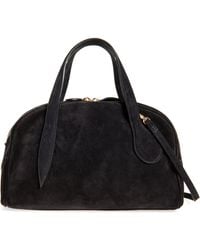 Liffner - Mini Leather Bowling Crossbody Bag - Lyst