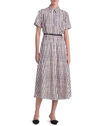 Altuzarra - Kiera Print Belted Shirtdress - Lyst