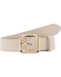 Mango - Square Buckle Belt - Lyst