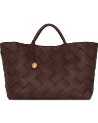 Rebecca Minkoff - Mini Frankie Woven Leather Tote - Lyst