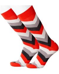 Beau Ties of Vermont - Chevron Socks - Lyst