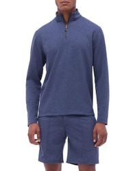 Bugatchi - Quarter Zip Performance Pullover - Lyst