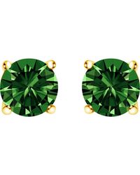 Haus of Brilliance - 14K 1 1/2 Cttw Lab Grown Diamond Classic Solitaire Stud Earrings - Lyst