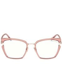 Tom Ford - 54Mm Butterfly Light Blocking Optical Glasses - Lyst