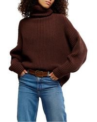 Free People - Swim Too Deep Turtleneck Sweater - Lyst