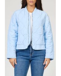 DEAR JOHN - Maverick Zip Front Quilted Jacket - Lyst