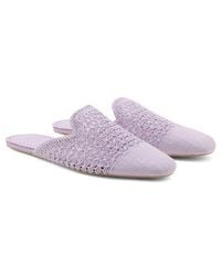 Mango - Crochet Indoor Mule Slipper - Lyst