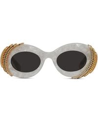 Loewe - X Paula's Ibiza 47mm Oval Sunglasses - Lyst