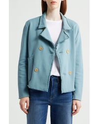 Frank & Eileen - Mini Belfast Crop Knit Peacoat - Lyst