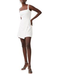 French Connection - Whisper Faux Wrap Minidress - Lyst
