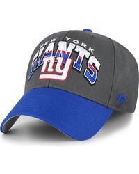 '47 - New York Giants Split Block Mvp Adjustable Hat - Lyst