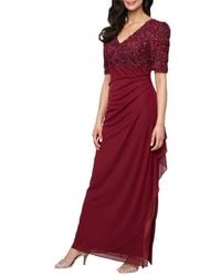 Alex Evenings - Petite Empire Waist Dress - Lyst