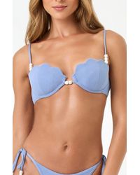 LSPACE - Sunrise Shell Bikini Top - Lyst