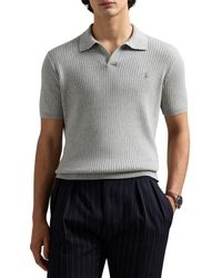Polo Ralph Lauren - Johnny Collar Rib Cotton Polo Sweater - Lyst
