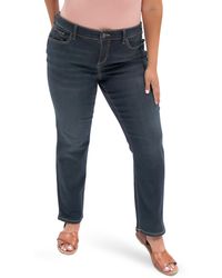 Slink Jeans - Mid Rise Slim Fit Jeans - Lyst