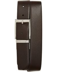 Canali - Reversible Calfskin Leather Belt - Lyst