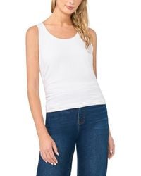 Halogen® - Ruched Compression Tank - Lyst