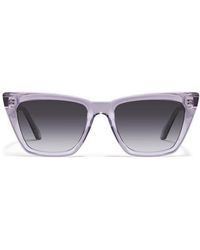 Quay - Call The Shots 54Mm Gradient Cat Eye Sunglasses - Lyst