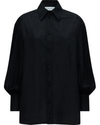 Callas Milano - Viola Pleated Sleeve Shirt - Lyst