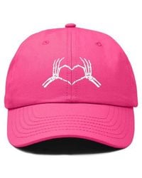 Alix - Skeleton Heart Embroidered Dad Hat - Lyst