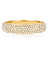 EF Collection - Pavé Diamond Bubble Ring - Lyst