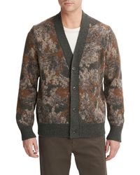 Vince - Abstract Floral Cardigan - Lyst