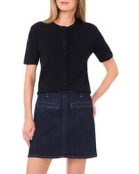 Vince Camuto - Covered Button Cardigan - Lyst