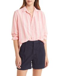 Frank & Eileen - Stripe Cotton Button-up Shirt - Lyst