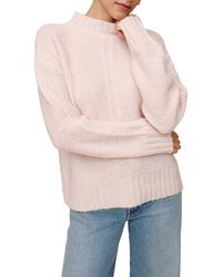 Bella Dahl - Mock Neck Merino Wool Blend Sweater - Lyst