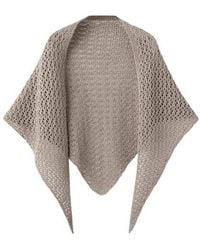 Mango - Open Stitch Shawl - Lyst