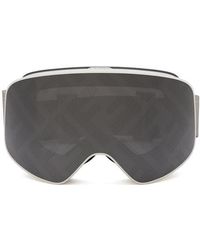 Fendi - Ski Mask With Logo Mirrored Lens - Lyst