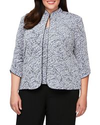 alex evenings tops and jackets