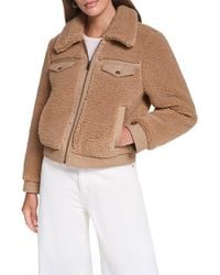 Levi's - Fleece & Denim Bomber Jacket - Lyst