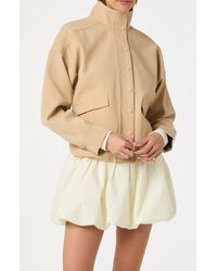 Astr - Funnel Neck Bomber Jacket - Lyst