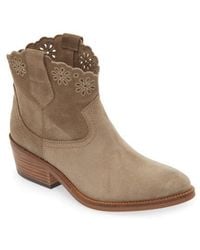 Penelope Chilvers - Cali Broderie Western Bootie - Lyst