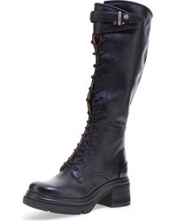 A.s.98 - Edison Lace-Up Knee High Boot - Lyst