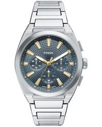 Fossil - Everett Chronograph Bracelet Watch, 44Mm - Lyst