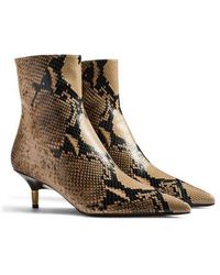 KHAITE - Bella Pointed Toe Ankle Bootie - Lyst
