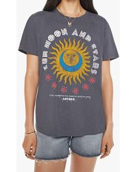 Mother - The Rowdy Embellished Graphic T-Shirt - Lyst