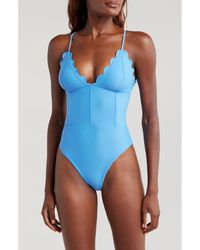 Ramy Brook - Mikayla Scalloped One-Piece Swimsuit - Lyst