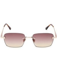 Tom Ford - Jake 54Mm Gradient Rectangular Sunglasses - Lyst