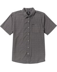 Volcom - Scaler Stone Short Sleeve Button-Up Shirt - Lyst