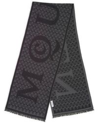 McQueen - Multilogo Wool Scarf - Lyst