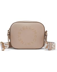 Stella McCartney - Perforated Logo Faux Leather Camera Bag - Lyst