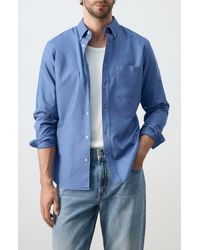 Mango - Regular Fit Oxford Button-Down Shirt - Lyst