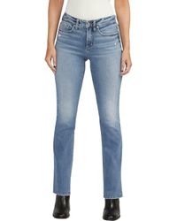 Silver Jeans Co. - Suki Curvy Slim Bootcut Jeans - Lyst
