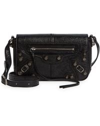 Balenciaga - Mini Le Cagole Flap Leather Shoulder Bag - Lyst